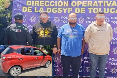 Caen otros tres colombianos, prestamistas "gota a gota" en Toluca
